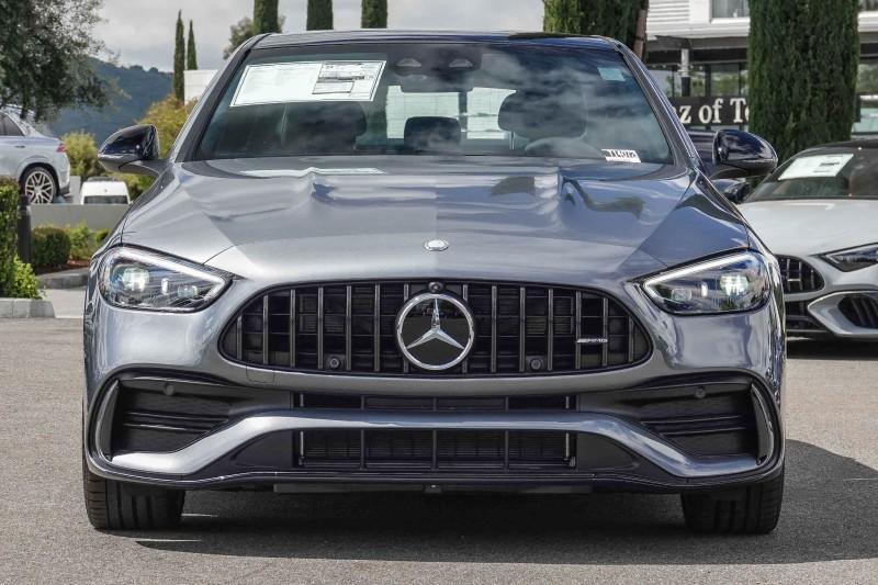 new 2024 Mercedes-Benz AMG C 43 car, priced at $75,735