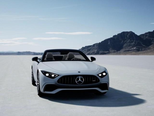 new 2025 Mercedes-Benz AMG SL 43 car, priced at $129,480