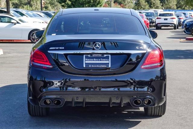 used 2021 Mercedes-Benz AMG C 43 car, priced at $51,991