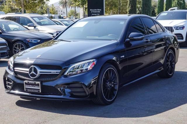 used 2021 Mercedes-Benz AMG C 43 car, priced at $51,991