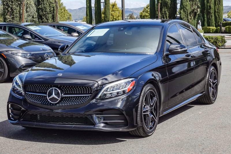 used 2021 Mercedes-Benz C-Class car, priced at $36,991