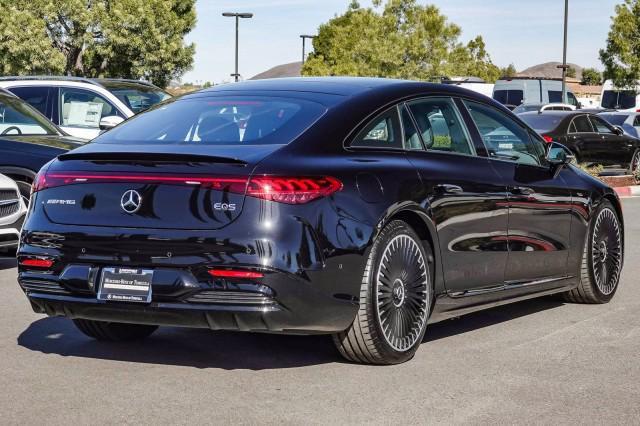 new 2023 Mercedes-Benz AMG EQS car, priced at $159,705
