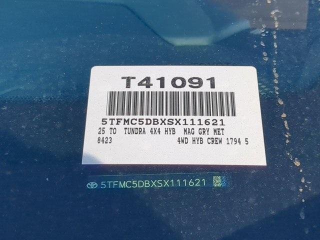 new 2025 Toyota Tundra Hybrid car, priced at $79,776