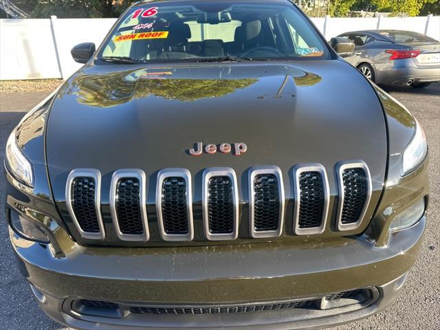 used 2016 Jeep Cherokee car, priced at $15,800