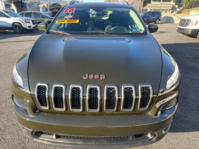 used 2016 Jeep Cherokee car, priced at $15,800