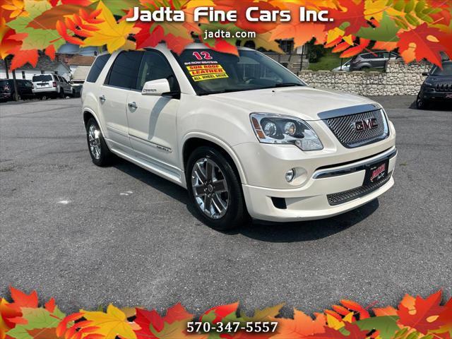 used 2012 GMC Acadia car, priced at $13,500