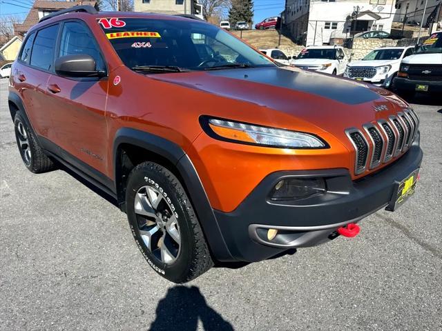 used 2016 Jeep Cherokee car, priced at $15,400