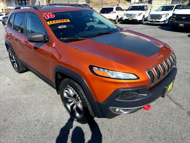 used 2016 Jeep Cherokee car, priced at $15,400