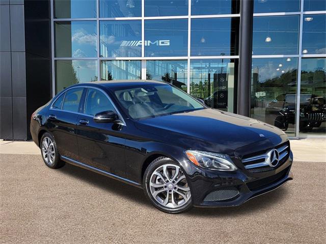 used 2017 Mercedes-Benz C-Class car, priced at $17,500