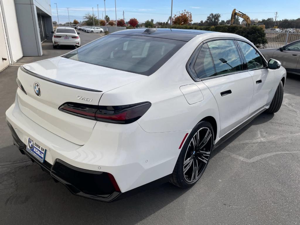 new 2025 BMW 740 car, priced at $108,250