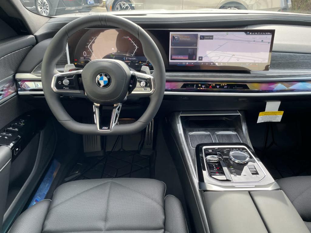 new 2025 BMW 740 car, priced at $108,250