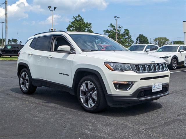 used 2021 Jeep Compass car, priced at $18,988