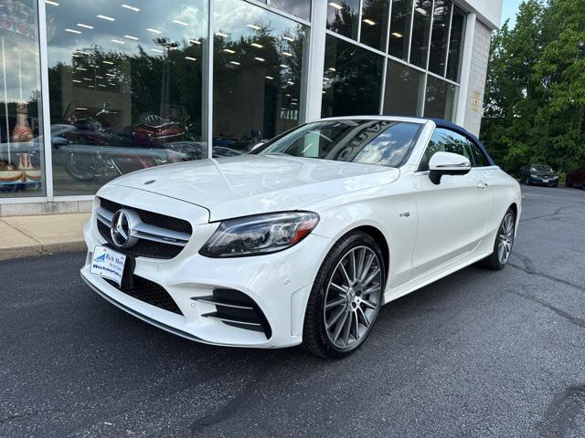 used 2020 Mercedes-Benz AMG C 43 car, priced at $45,988
