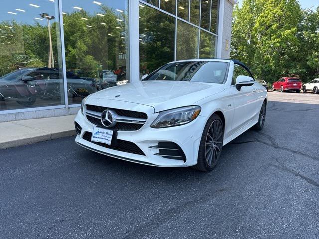 used 2020 Mercedes-Benz AMG C 43 car, priced at $45,988