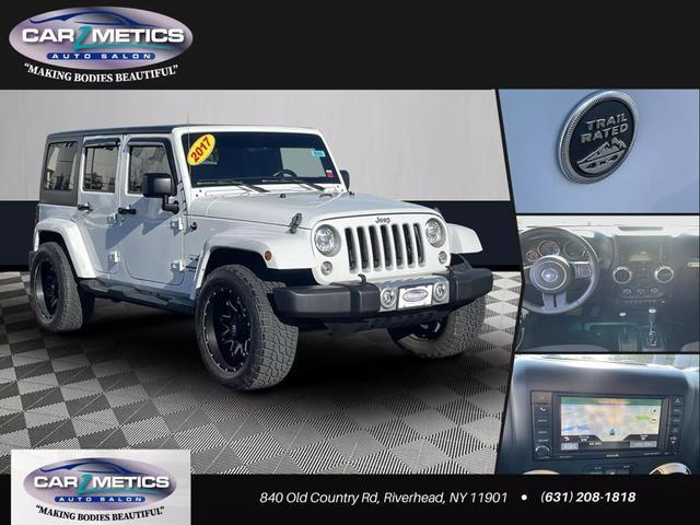 used 2017 Jeep Wrangler Unlimited car, priced at $23,680
