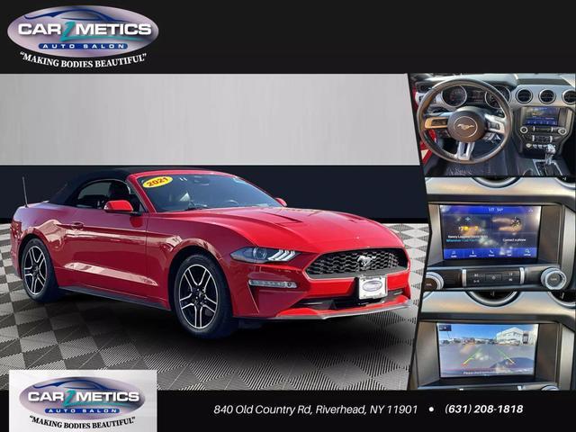 used 2021 Ford Mustang car, priced at $21,569