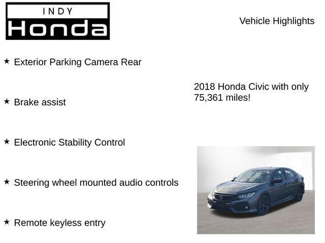 used 2018 Honda Civic car, priced at $18,389