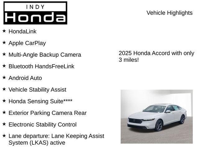 new 2025 Honda Accord Hybrid car, priced at $34,849