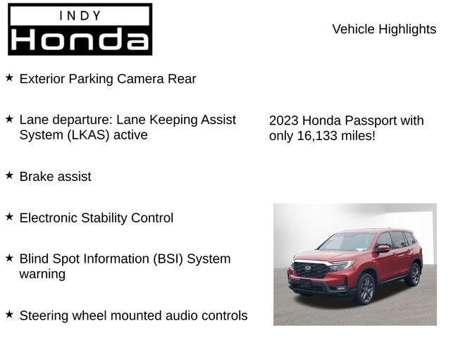 used 2023 Honda Passport car, priced at $32,501