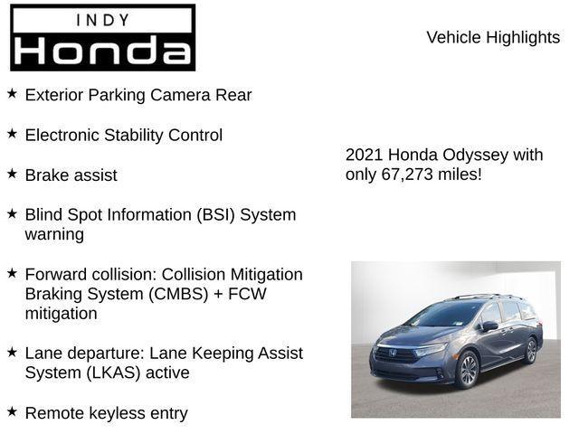 used 2021 Honda Odyssey car, priced at $27,883