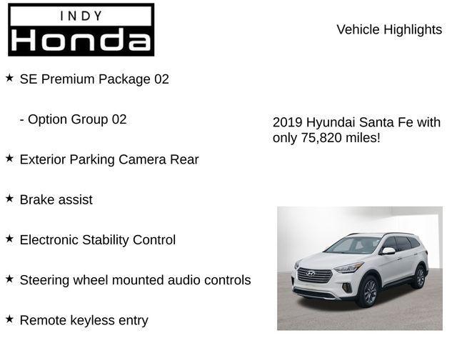 used 2019 Hyundai Santa Fe XL car, priced at $16,503