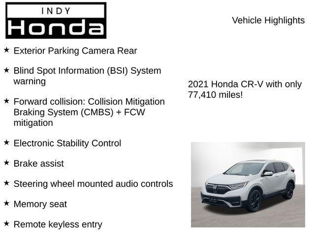 used 2021 Honda CR-V Hybrid car, priced at $25,244