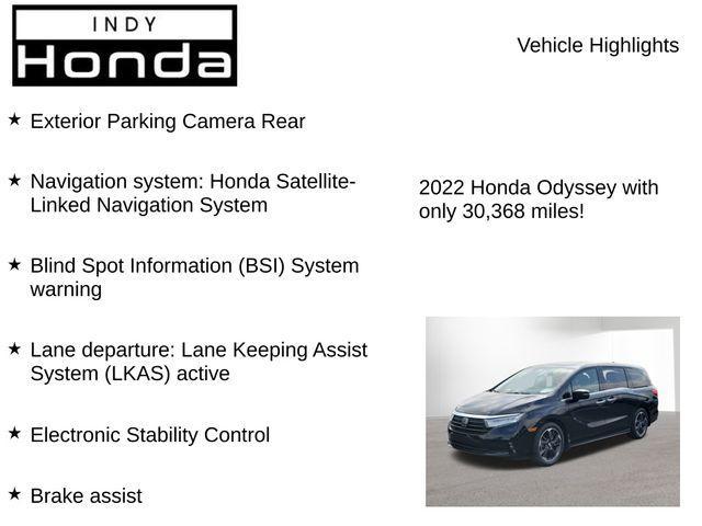 used 2022 Honda Odyssey car, priced at $39,523