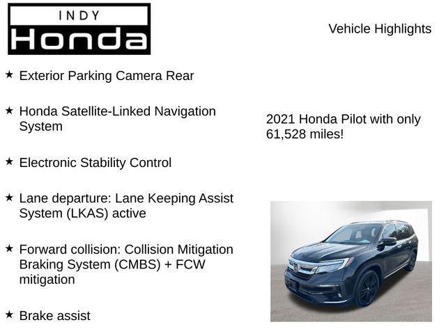 used 2021 Honda Pilot car, priced at $27,512