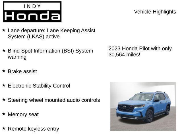 used 2023 Honda Pilot car, priced at $39,751