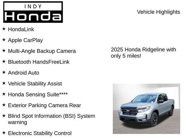 new 2025 Honda Ridgeline car, priced at $38,681