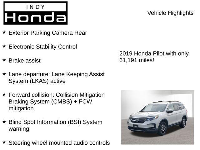 used 2019 Honda Pilot car, priced at $24,421