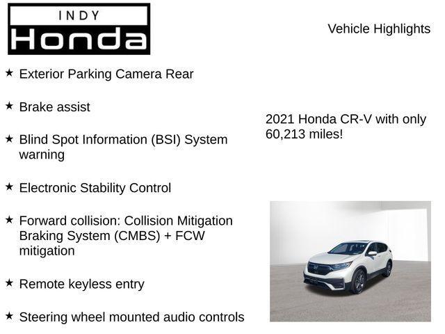 used 2021 Honda CR-V car, priced at $25,318