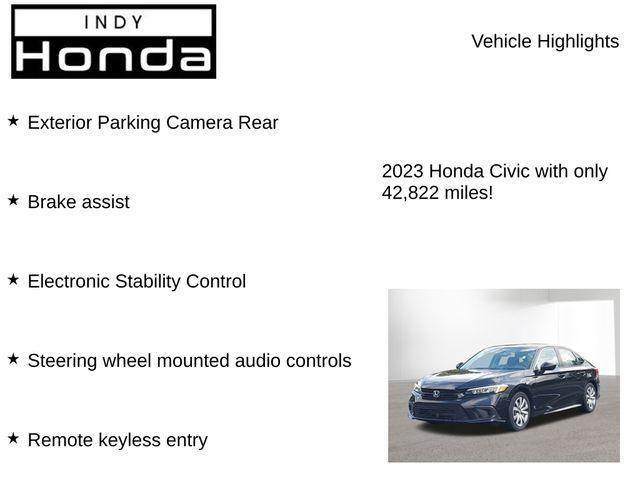 used 2023 Honda Civic car, priced at $21,924