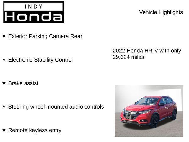 used 2022 Honda HR-V car, priced at $22,419