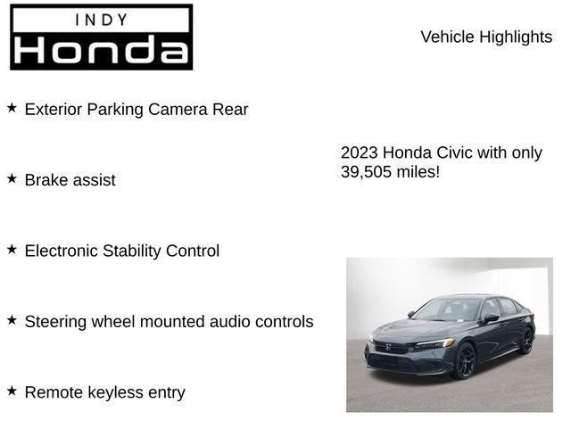 used 2023 Honda Civic car, priced at $23,212