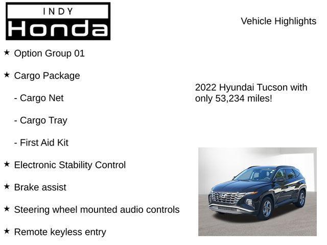 used 2022 Hyundai Tucson car, priced at $19,934
