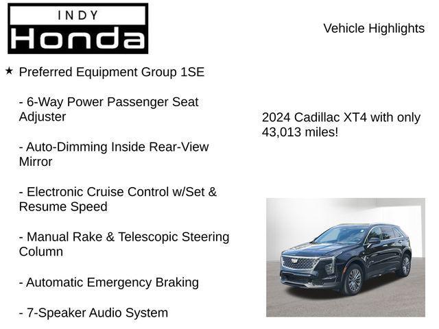 used 2024 Cadillac XT4 car, priced at $29,415