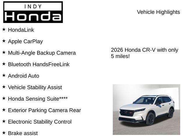new 2026 Honda CR-V Hybrid car, priced at $38,964