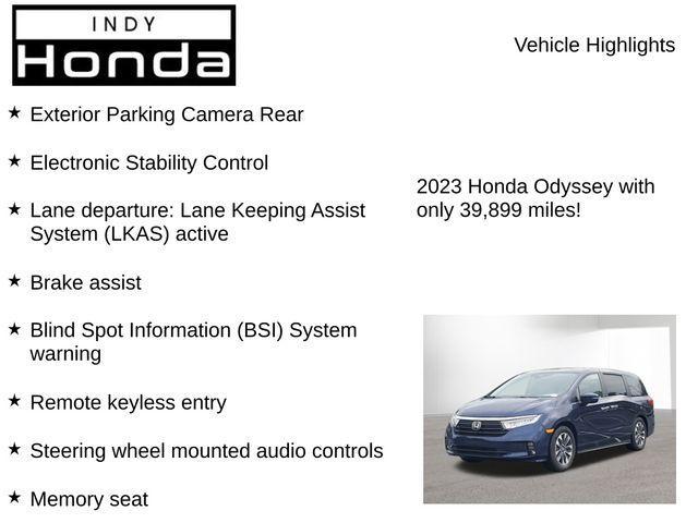 used 2023 Honda Odyssey car, priced at $33,452