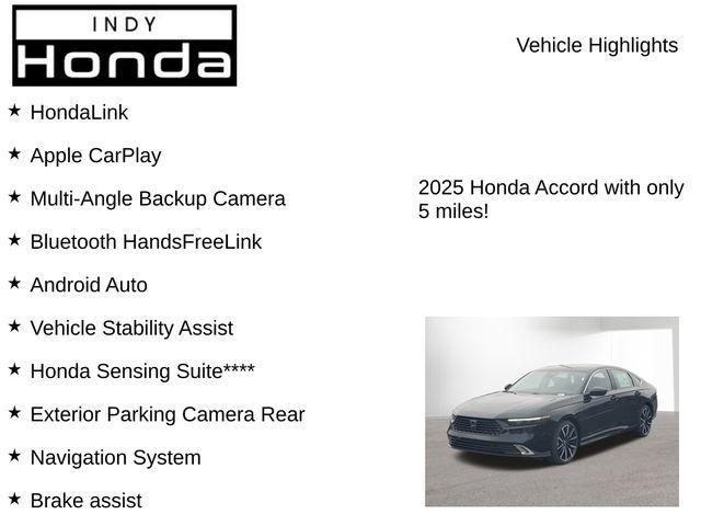 new 2025 Honda Accord Hybrid car, priced at $37,765