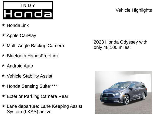 used 2023 Honda Odyssey car, priced at $34,326