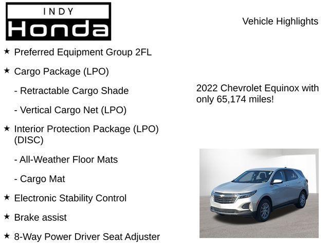 used 2022 Chevrolet Equinox car, priced at $19,454