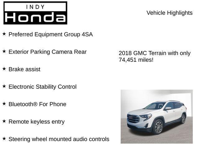 used 2018 GMC Terrain car, priced at $16,498