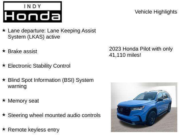used 2023 Honda Pilot car, priced at $38,910