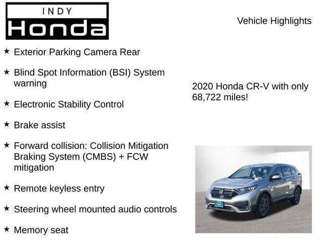 used 2020 Honda CR-V car, priced at $24,058