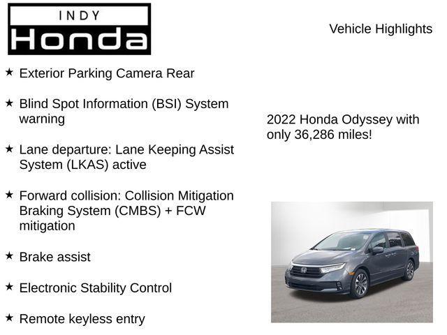 used 2022 Honda Odyssey car, priced at $33,190