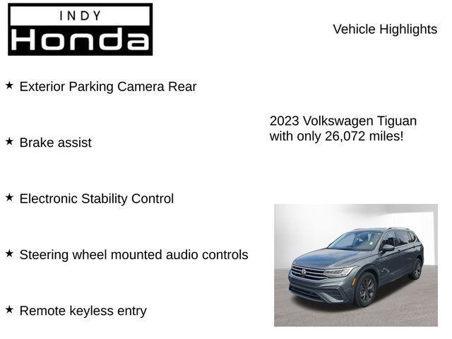 used 2023 Volkswagen Tiguan car, priced at $23,431