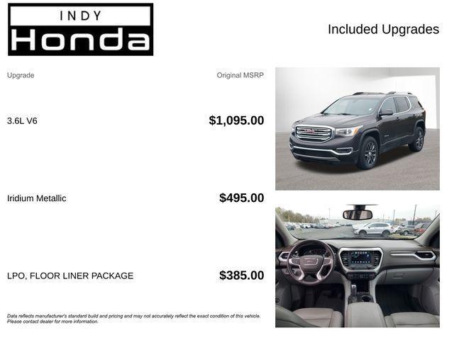 used 2019 GMC Acadia car, priced at $18,586