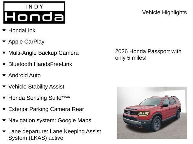 new 2026 Honda Passport car, priced at $48,797