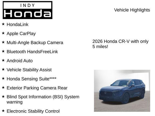 new 2026 Honda CR-V car, priced at $36,433